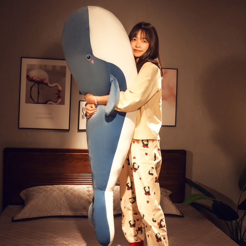 鲸鱼抱枕长条枕女生睡觉夹腿男生款卧室床上靠枕大靠垫超软拆洗,居家布艺,靠垫/抱枕,淘宝优惠券,粉丝福利购,淘宝优惠卷