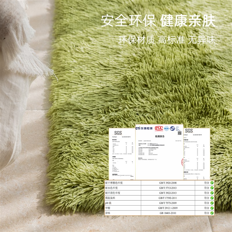 地毯卧室床边毯客厅高级感免打理毛绒家用沙发茶几地垫房间厚地垫