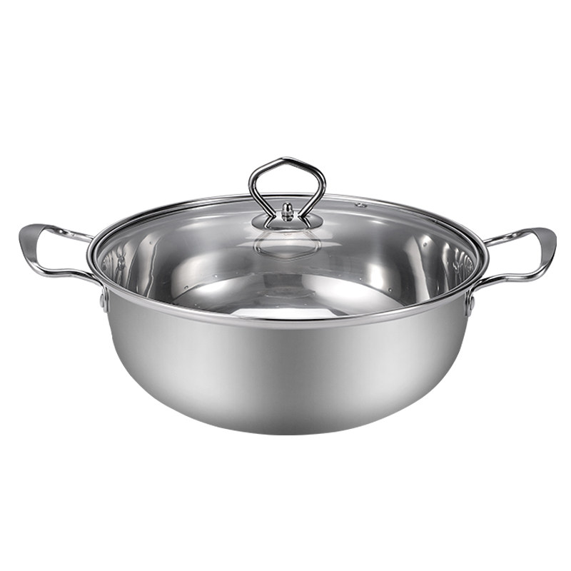 汤锅 火锅盆 家用粘底火锅 商用汤锅特厚玻璃盖火锅,厨房/烹饪用具,火锅,淘宝优惠券,粉丝福利购,淘宝优惠卷