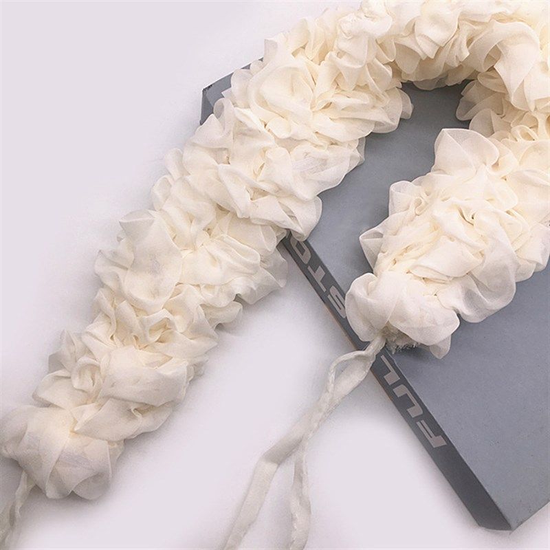 韩式低饱和奶茶色系高弹力网纱褶皱窗帘绑带窗饰束带扎带绑绳装饰,居家布艺,窗帘绑带,淘宝优惠券,粉丝福利购,淘宝优惠卷