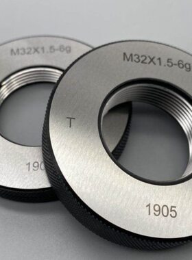 螺纹环规18m24m35m39m40m42M50m56mM62M78m89M95X2通止塞规检具6g