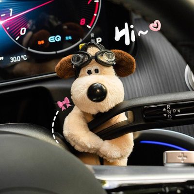 怀挡装饰公仔汽车转向灯雨刷雨刮器挂件毛绒玩偶车载车内饰品摆件