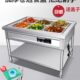 快餐保温台商用台式 电加热汤池售打菜饭食堂热菜不锈钢快餐车小型