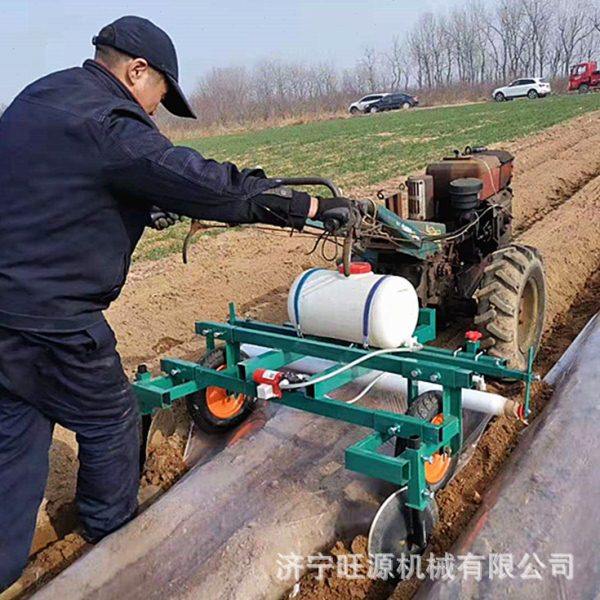 家用手扶覆膜机 蔬菜地膜覆盖机 多功能花生播种覆膜机,农机/农具/农膜,耕种机械/微耕机/开沟机,淘宝优惠券,粉丝福利购,淘宝优惠卷