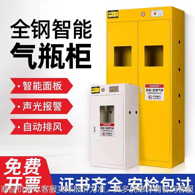 防爆气瓶柜全钢安全柜实验室氢氧氮气一氧化碳乙炔液化煤气报警柜,商业/办公家具,办公储物柜,淘宝优惠券,粉丝福利购,淘宝优惠卷