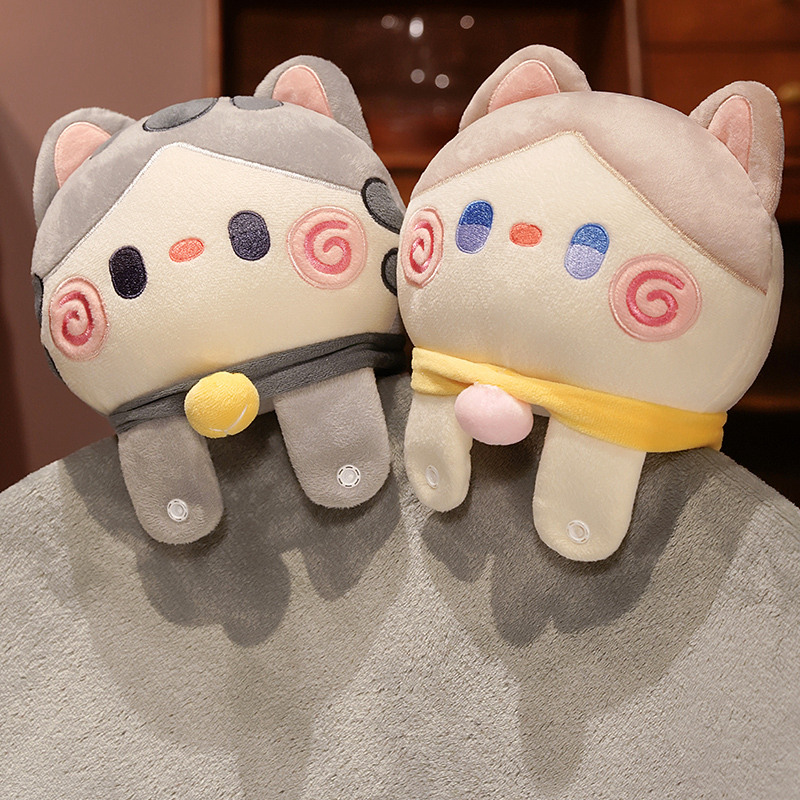 可收纳法兰绒小毯子卷毯小被子午睡毯空调毯办公室学生盖腿毛巾毯