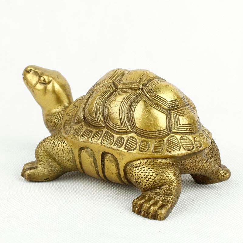 包邮铜龟摆件 铜乌龟摆件 铜龟金钱龟龟神龟献瑞铜器办公室摆件