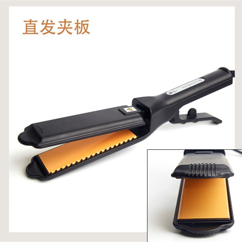 专业发廊 陶瓷釉直发器拉直板夹玉米烫蓬松夹板玉米须波浪烫发器