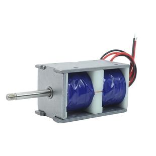 實(shí)米SM1253雙向自保持電磁鐵DC12V24V雙穩(wěn)態(tài)推拉電磁鐵大行程20MM