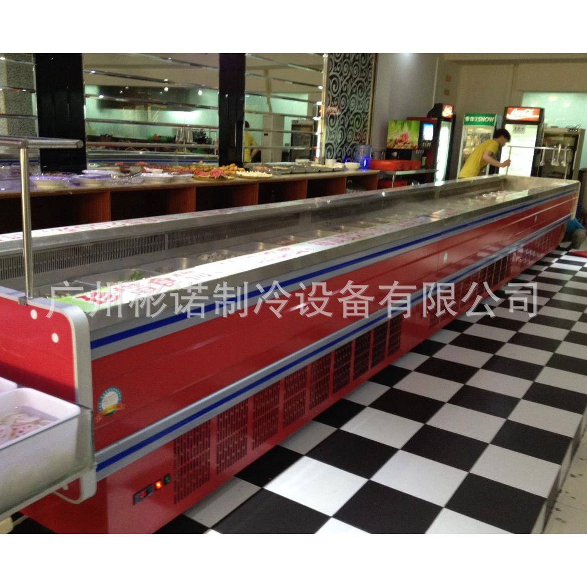 6米定制自助餐火锅店冷藏柜长度可任意定制火锅店保鲜柜促销