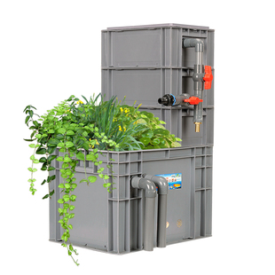 鱼池沼泽过滤箱古法养鱼生态过滤器鱼缸净水滴流盒乌龟箱水培系统