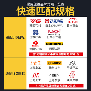 攻丝机M3 M16丝锥夹头GT12带过载保护GT24日标JIS国标丝攻筒夹M24