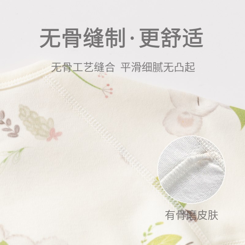 新生婴儿衣服半背衣秋冬季a类满月宝宝上衣03月52码长袖无骨