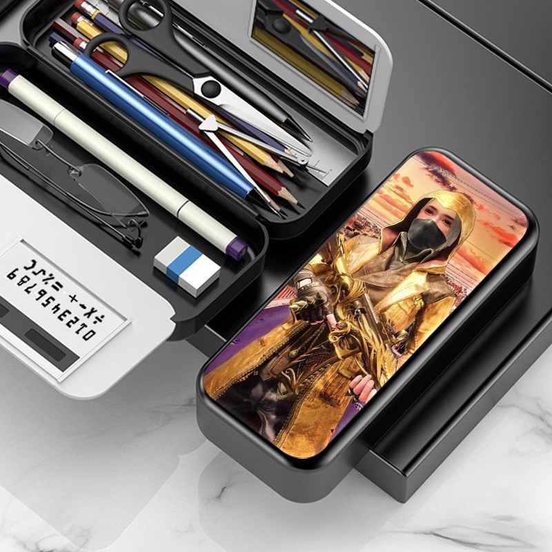 和平精英中小学生网红文具盒铅笔盒磨砂笔盒大容量多功能游戏周边