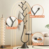 挂衣架卧室落地设计师家具意式 极简轻奢高级两用衣帽架不占空间