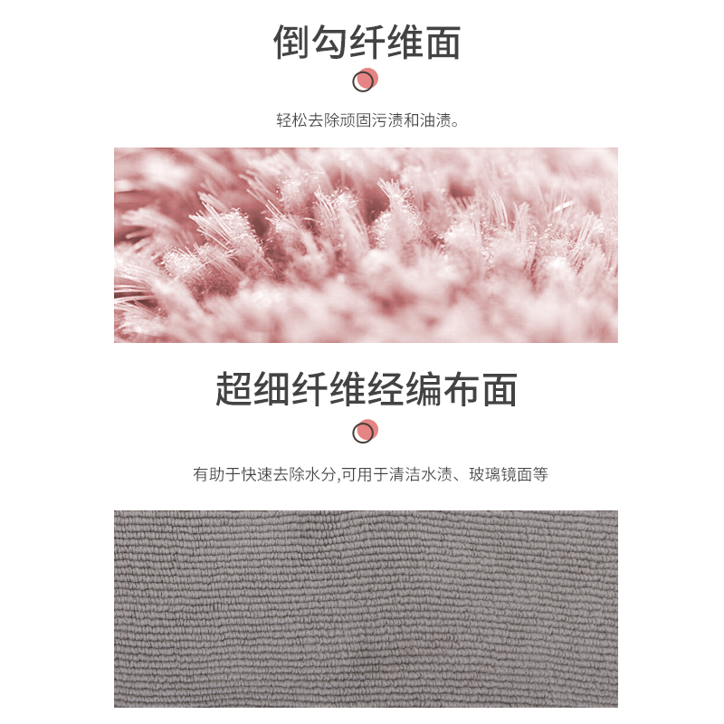 DIGIFOX浴缸清洁手套抹布百洁布台盆水池保洁布开荒卫生浴室家居