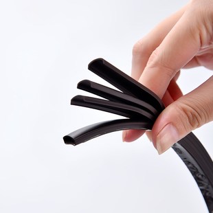 门缝门低密封条防盗门隔音缝隙条门窗门边防风挡风胶条填缝隔音条