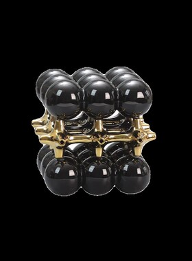 创意艺术正方体小球摆饰家居饰品玄关酒柜电视柜轻奢样板间装饰品