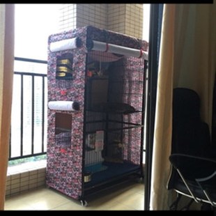 定做宠物笼罩狗笼罩子猫笼罩子兔笼罩防风防雨保暖笼罩(不含笼子)