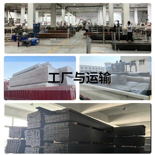 塑木围栏栅栏户外防腐木院子护栏庭院围墙木塑篱笆塑木花园隔墙板