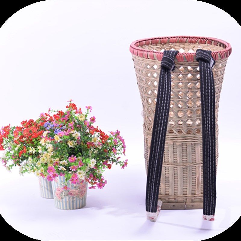 新品包邮背篼手工背小孩竹编背篓背兜儿童背椅娃娃背袋婴儿座椅