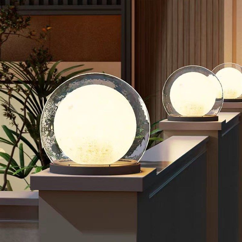 围墙柱头灯圆球户外景观灯户外防水草坪灯露营民宿别墅庭院花园,家装灯饰光源,柱头灯,淘宝优惠券,粉丝福利购,淘宝优惠卷