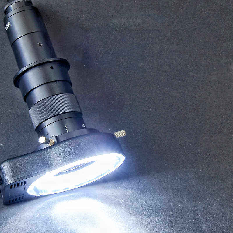 PDOK显微镜环形光源LED灯OK65T三色冷暖灯可调检测维修照明补光灯