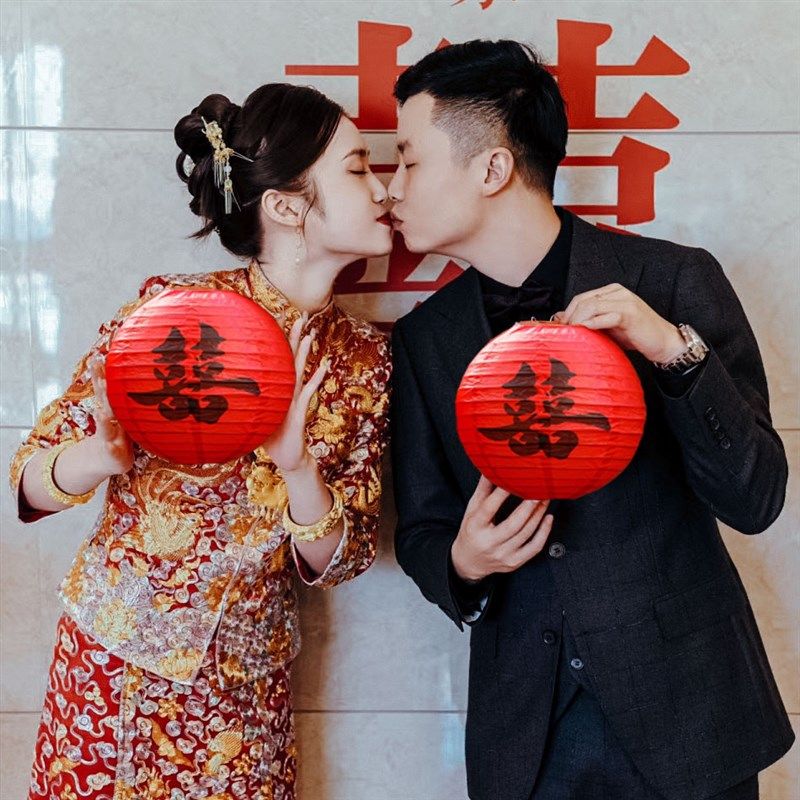纸汉服中式喜字挂饰拍照灯笼装饰拍照风舞蹈结婚中国灯笼古风接亲,节庆用品/礼品,婚房装扮用品,淘宝优惠券,粉丝福利购,淘宝优惠卷