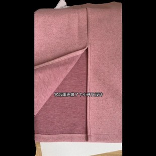 复古毛呢粉色半身裙女秋冬小个子直筒裙高腰百搭开叉中长包臂裙子