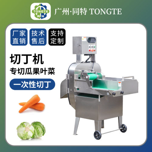 大型工业叶菜类切菜机包菜卷心菜瓜果切块机多功能果蔬切片切丝机