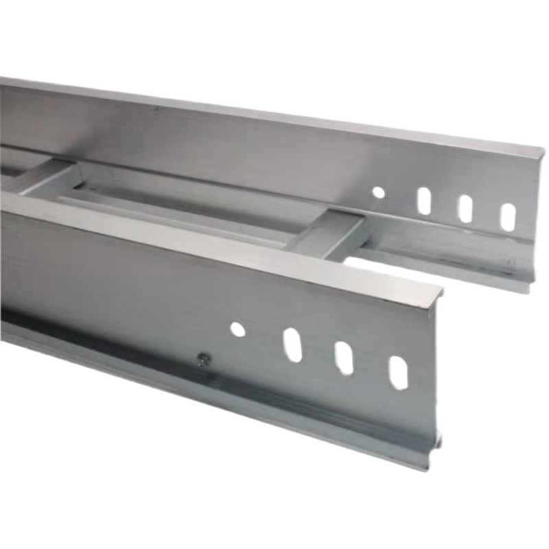 304不锈钢桥架热浸锌铝合金镀锌电缆防火喷塑金属大跨距梯式线槽