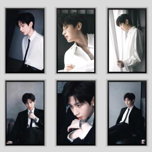 成毅写真海报装饰画相框摆台卧室房间床头挂画明星周边礼物墙壁画