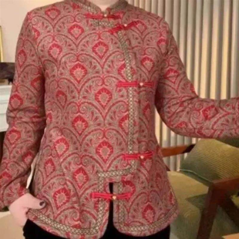 JIAOHUAN伊烨臻选服饰秋冬新中式国风立领盘扣斜襟外套一体绒上衣,女装/女士精品,上衣,淘宝优惠券,粉丝福利购,淘宝优惠卷