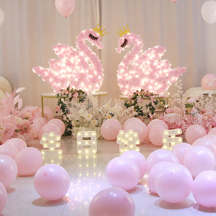 酒吧装饰灯氛围灯墙面生日布置场景浪漫求婚道具橱窗门店宾馆ktv