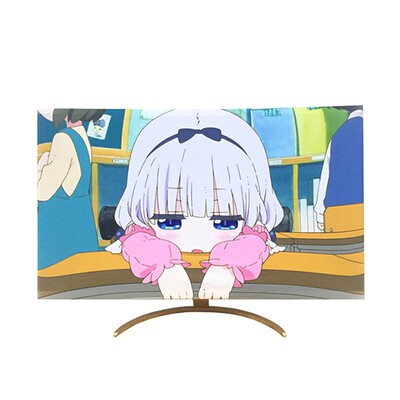 新款台式电脑寸曲屏通用爱印布艺防尘罩时尚通用防尘