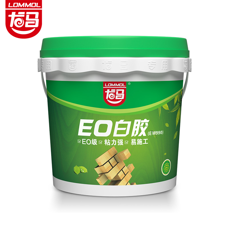龙马E0白胶 强力胶粘剂木质家俱胶水木工装修专用白乳胶 E0级环保