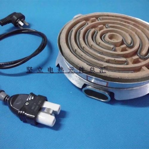 小型铸铝电炉圆形电炉式电炉带外接线,送配电炉丝