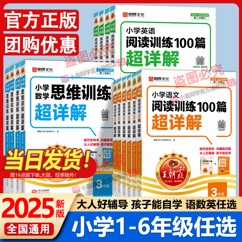王朝霞语文阅读训练100篇超详解