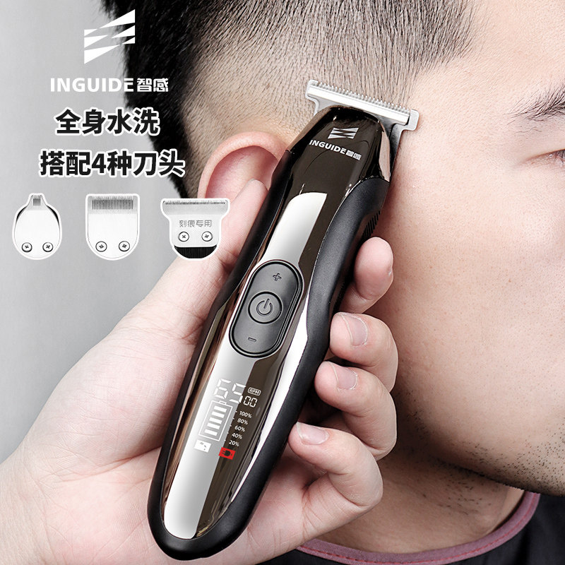 电动理发器电推剪子自己剃头发专业油头雕刻剪发神器家用剃光头刀