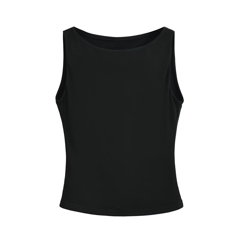 BM MICN基础简约吊带背心女外穿2025夏季新款修身无袖t恤短款上衣