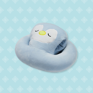 妮泰雅天然乳胶午睡办公室小学生桌上午睡神器动物趴枕小猪午睡枕