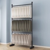 布料吊卡展示架布艺落地服装 挂衣架 店陈列样品面料挂卡内衣内裤