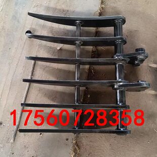 60挖掘机翻地耙子 多功能挖机配件松土神器多齿耙子 厂家可定制