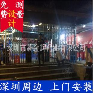 深圳阳台不锈钢门不锈钢拉闸门不锈钢收缩门阳台折叠拉闸门