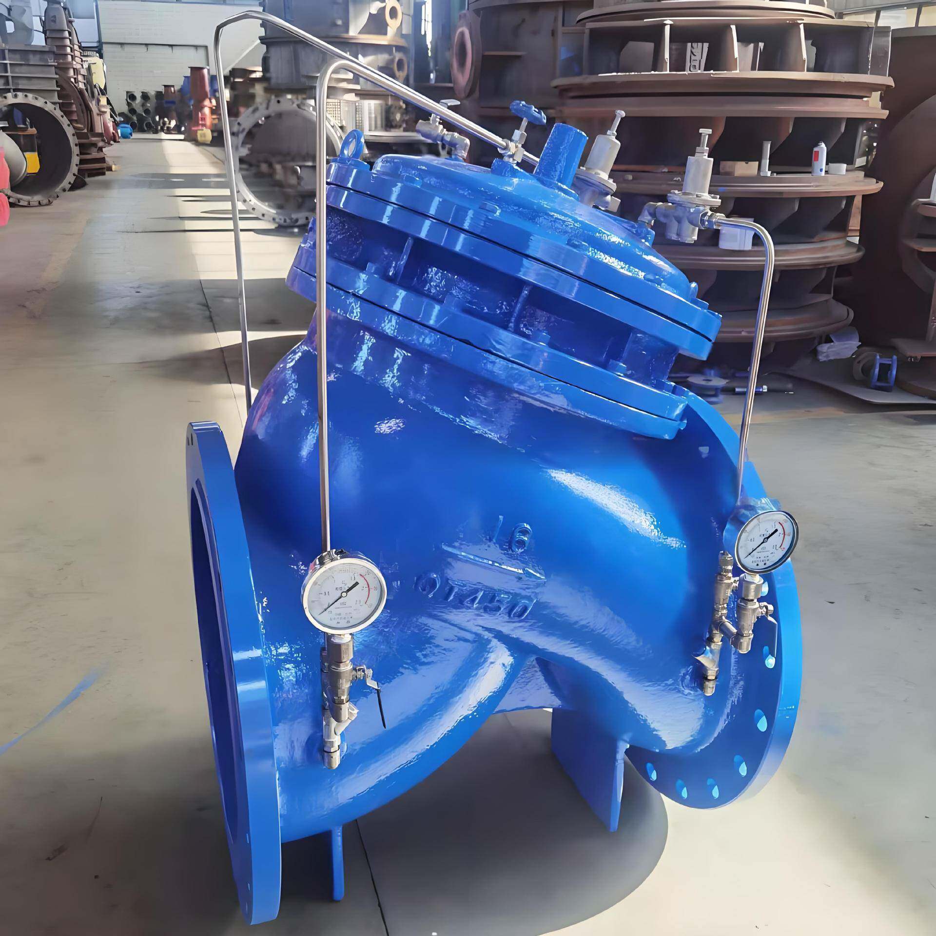 白湖AX742X-16持压泄压阀隔膜活塞式多功能稳压阀预防水击泄放阀