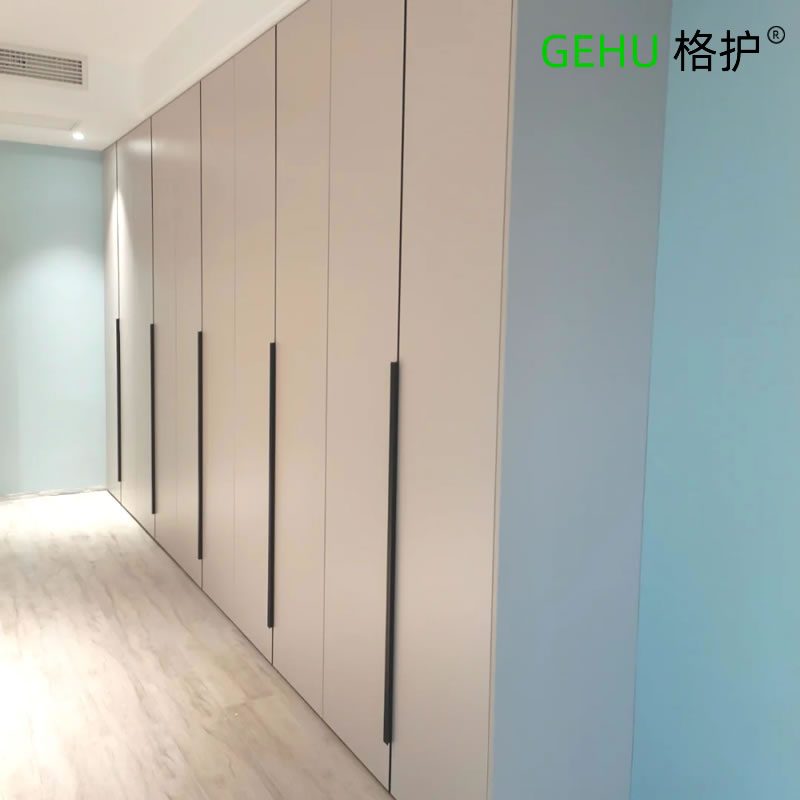 一门到顶衣柜拉手柜门隐形门把手金色柜子橱柜黑色极简通顶长拉手