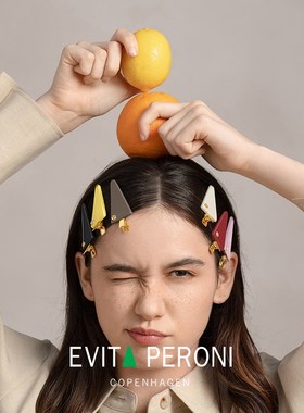 丹麦Evita Peroni/依慧达高级感侧边发夹女边夹刘海夹子碎发