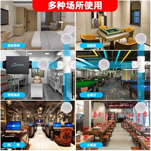 超静音强力新风换气机商用新风系统新风机台球厅管道排风机送风机