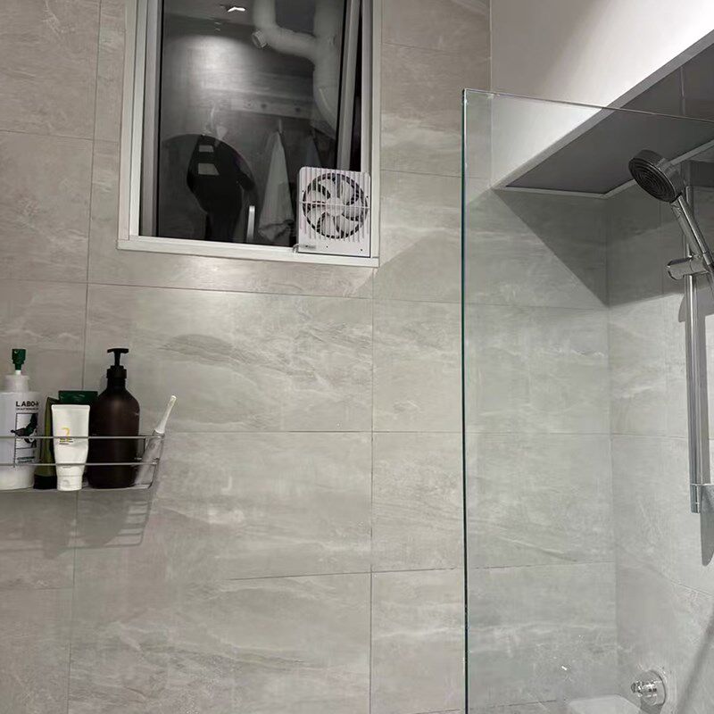 厕所排气扇静音纱窗新风抽风机强力家用窗户换气扇免打孔排风扇