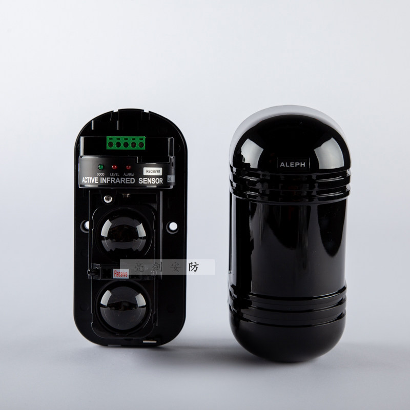 有线红外对射警报器ABT-30 60 100 150两2光束室外围墙探测器栅栏